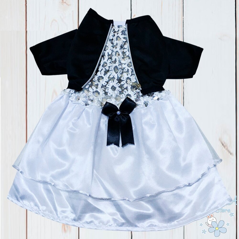 🎃👻 TIFFANY CHUCKY HALLOWEEN CUTE DOG PET CLOTHES TUTU WEDDING DRESS 👻🎃